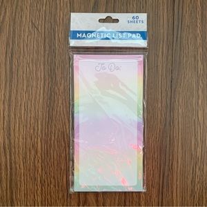 Colorful to-do list pad